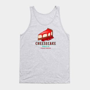 Decadent Delight: Cheesecake's Sweet Symphony Tank Top